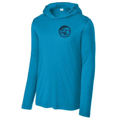Sport-Tek Posi-UV Pro Long Sleeve Hoodie -- Sapphire