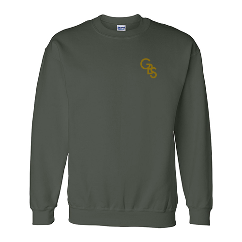 Gildan DryBlend Crew Neck Sweatshirt -- Forest Green