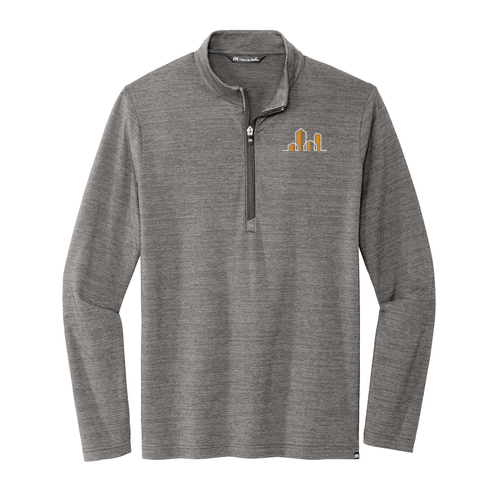 TravisMathew Crestview 1/4-Zip -- Grey Heather