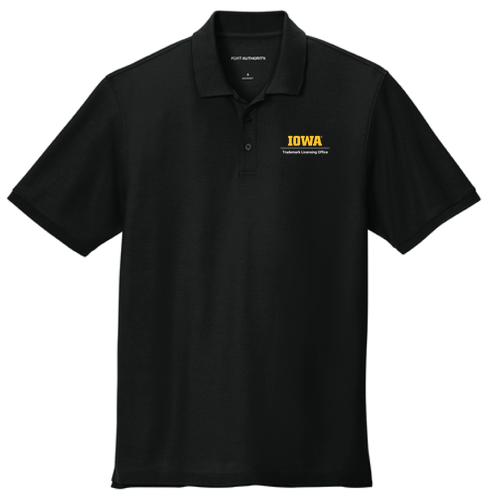Port Authority Wearever Signature Pique Polo -- Deep Black