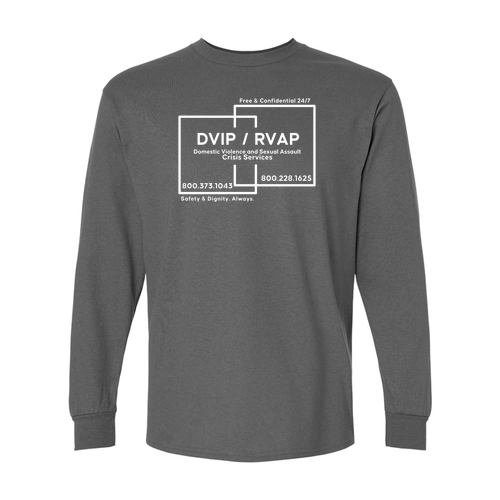 Gildan Ultra Cotton Longsleeve Basic T-Shirt -- Charcoal