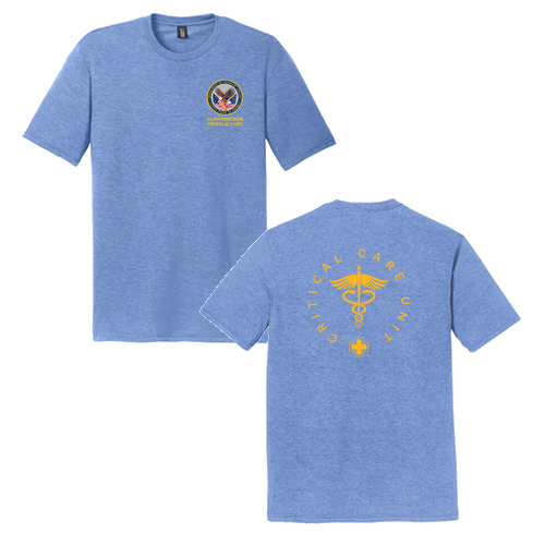 District Made Perfect Tri Crew Tee -- Maritime Frost