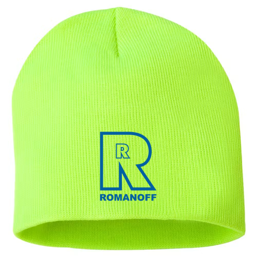 Sportsman 8-inch Knit Beanie -- Safety Yellow -- Romanoff
