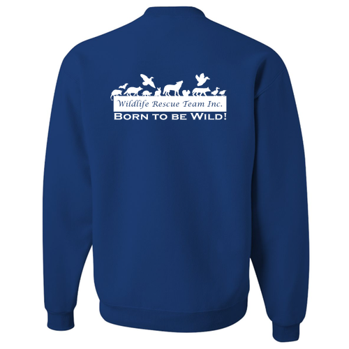 Jerzees 8 Oz. 50/50 Nublend Fleece Crew -- Royal