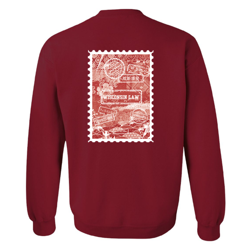 Gildan Heavy Blend Crew Neck Sweatshirt -- Cardinal Red