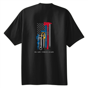 Unisex Tall 100% Cotton Tee -- Jet Black