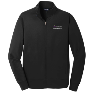 Men/Unisex Sport-Tek Sport-Wick Fleece Full-Zip Jacket -- Black