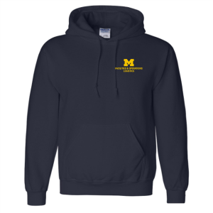 Men/Unisex Gildan Dryblend 50 / 50 Hooded Sweatshirt -- Navy, Logistics, $33