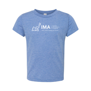 Toddler Bella+Canvas Tri-Blend Tee -- Blue Triblend