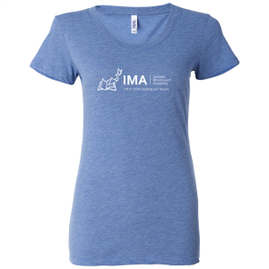 Ladies Bella+Canvas Tri-Blend T-Shirt -- Blue Triblend