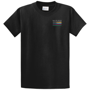 Unisex Tall 100% Cotton Tee -- Jet Black