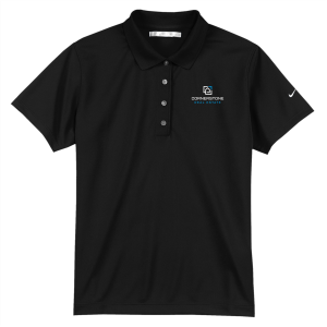 Ladies Nike Ladies Tech Basic Dri Fit Polo -- Black