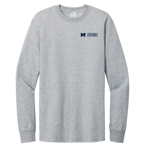 Men/Unisex Port and Company Tall Long Sleeve Essential T-Shirt -- Ash, $15