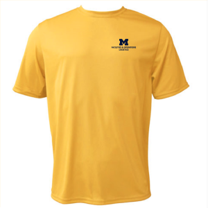 Men/Unisex A4 Cooling Performance Tee -- Gold, Logistics, $15