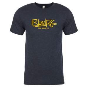 Blind Pig 1 - Next Level Mens TriBlend Tee -- Vintage Navy
