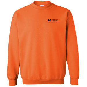 Men/Unisex Gildan Heavy Blend Crewneck Sweatshirt -- Safety Orange, $15