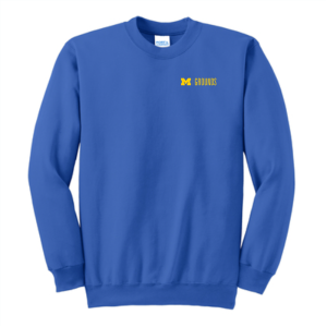 Men/Unisex Port and Company Tall Ultimate Crewneck Sweatshirt -- Royal, $22