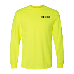 Men/Unisex Gildan DryBlend 50/50 Longsleeve T-Shirt -- Safety Green, $12