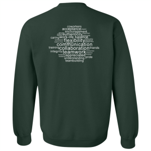 Unisex Gildan Heavy Blend Crew Neck Sweatshirt -- Forest Green