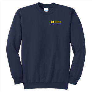 Men/Unisex Port and Company Tall Ultimate Crewneck Sweatshirt -- Navy, $22