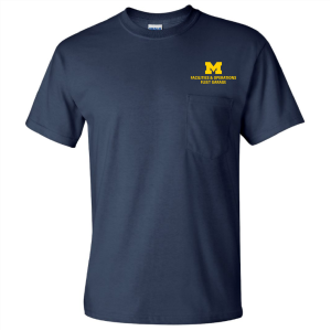 Men/Unisex Gildan Ultra Cotton T-Shirt with Pocket -- Navy, Fleet Garage, $18