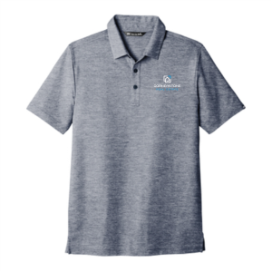 Men/Unisex TravisMathew Oceanside Heather Polo -- Blue Nights Heather