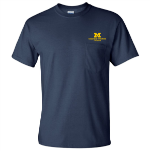 Men/Unisex Gildan Ultra Cotton T-Shirt with Pocket -- Navy, Logistics, $18