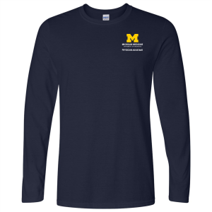Men/Unisex Gildan Softstyle Longsleeve T Shirt -- Navy
