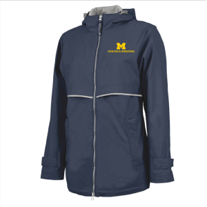 Ladies Charles River New England Rain Jacket -- True Navy, $71