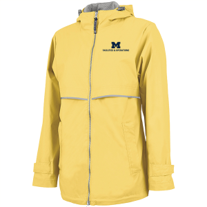 Ladies Charles River New England Rain Jacket -- Buttercup, $71