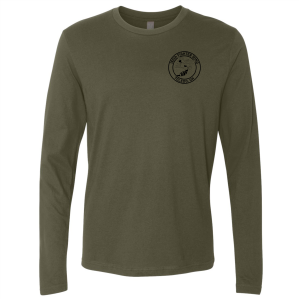 Men/Unisex Next Level Apparel Premium Fitted Long Sleeve Crew -- Military Green