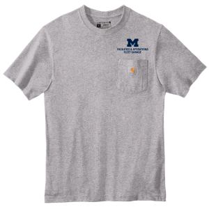Men/Unisex Carhartt Tall Workwear Pocket Short Sleeve T-Shirt -- Heather Grey, Fleet Garage, $36