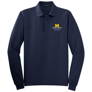 Men/Unisex Port Authority Long Sleeve Sport Shirt -- Navy, $26