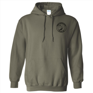 Men/Unisex Gildan Heavy Blend Hooded Sweatshirt -- Military Green