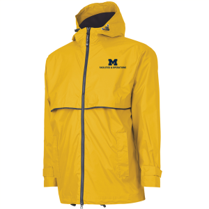 Men/Unisex Charles River New England Rain Jacket -- Yellow, $71