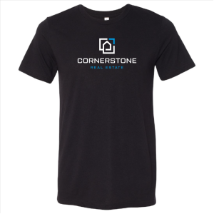 Men/Unisex Bella Canvas Triblend Short Sleeve T-Shirt -- Black Solid Triblend