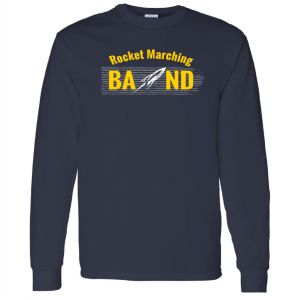 Unisex Gildan Heavy Cotton Longsleeve Basic T-Shirt -- Navy