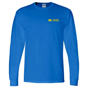 Men/Unisex Gildan DryBlend 50/50 Longsleeve T-Shirt -- Royal, $12