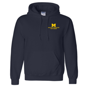 Men/Unisex Gildan Dryblend 50 / 50 Hooded Sweatshirt -- Navy, Fleet Garage, $33