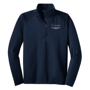 Men/Unisex Sport Tek Sport Wick Stretch Half Zip Pullover -- True Navy