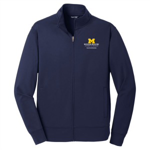 Men/Unisex Sport Tek Sport-Wick Fleece Full Zip Jacket -- Navy, $35