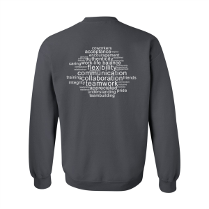 Unisex Gildan Heavy Blend Crew Neck Sweatshirt -- Charcoal