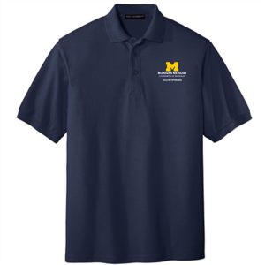 Men/Unisex Port Authority Tall Silk Touch Sport Shirt -- Navy, $25