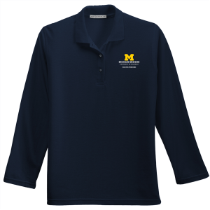 Ladies Port Authority Long Sleeve Silk Touch Sport Shirt -- Navy, $26