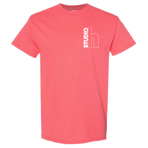 Unisex Gildan Heavy Cotton Basic T-Shirt -- Coral Silk