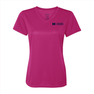Ladies Augusta Wicking T-Shirt -- Power Pink, $10