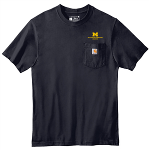 Men/Unisex Carhartt Tall Workwear Pocket Short Sleeve T-Shirt -- Navy, Logistics, $36
