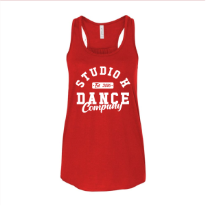 Ladies Bella Canvas Lightweight Flowy Tank -- Red