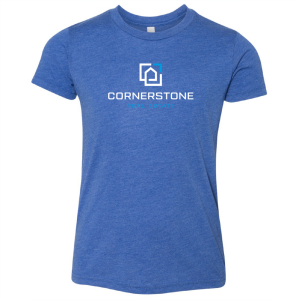 Youth Bella Canvas Youth Triblend Jersey Short Sleeve Tee -- True Royal TriBlend