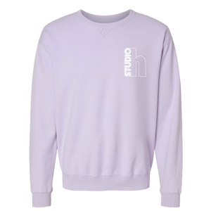 Unisex Hanes ComfortWash Unisex Crew Sweatshirt -- Future Lavender